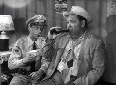 Otis and Barney Drinking